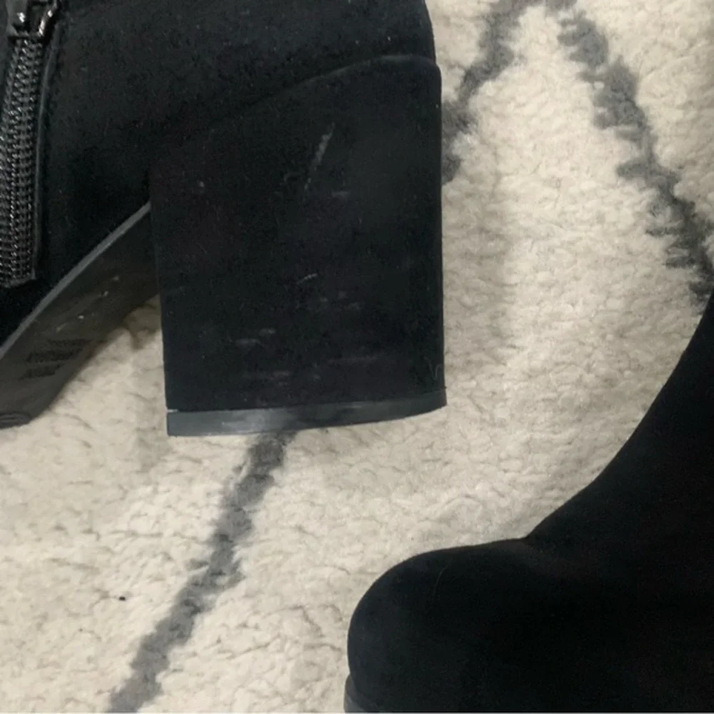 Stuart Weitzman Over The Knee Boots Alljack in Black Suede